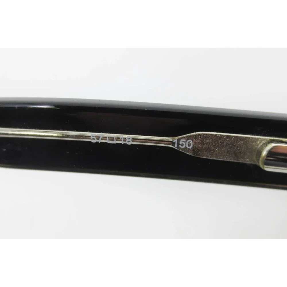 Black Rectangular Eyeglass Frames 57-18-150 Triple Bridge Modern Designer Style